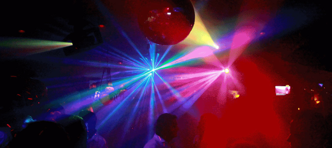 Bourbon Street Pub Laser Light Show