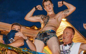 Male Dancer Flexing