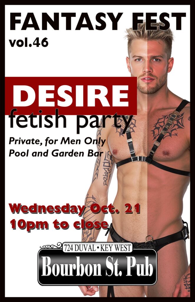 Desire Fetish Party for Men Poster