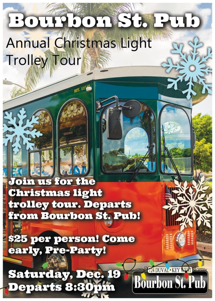 Christmas Light Tour on the Trolly Poster