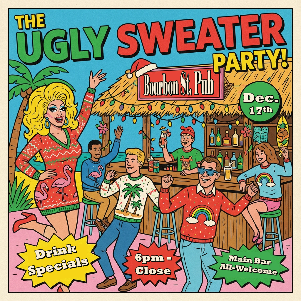 Ugly Sweater Party with Holly Dae Poster
