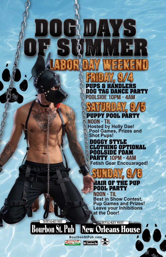 Dog Days of Summer Labor Day Poster