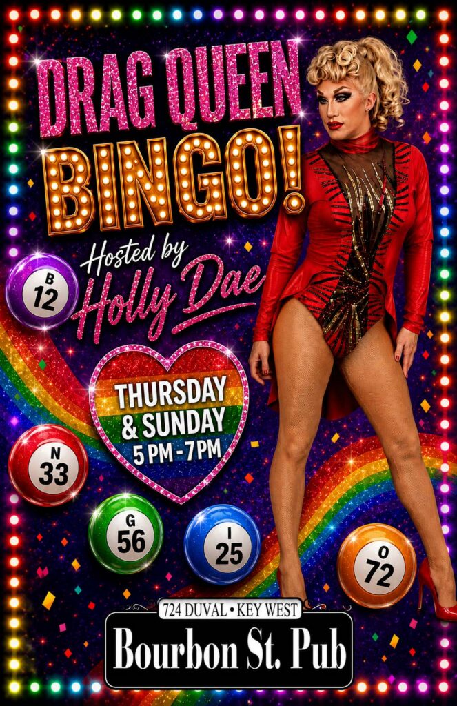 Drag Queen Bingo Poster with Holly Dae
