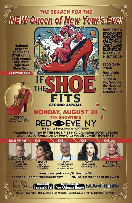 RedEyeNYC If The Shoe Fits Poster