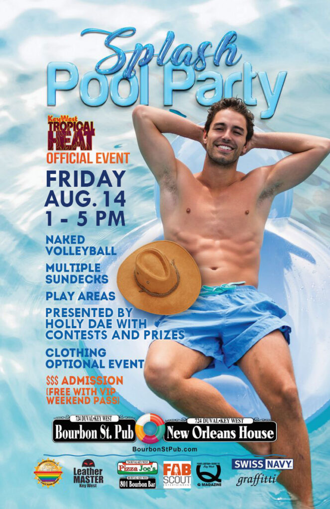 Tropical Heat Pool Party Poster